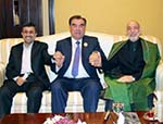 Iran, Afghanistan, Tajikistan Hold Trilateral  Meeting in Kuwait