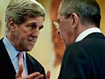 Kerry, Lavrov Meet to  Discuss Syrian Peace Talks