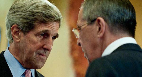 Kerry, Lavrov Meet to  Discuss Syrian Peace Talks
