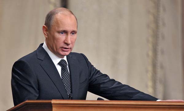 Don’t Be Afraid of Russia,  Putin Tells West