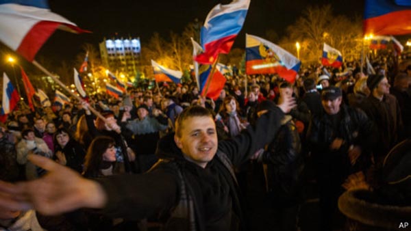 Crimean Parliament Declares Independence from Ukraine