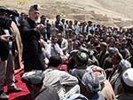 Karzai Visits Badakhshan Victims