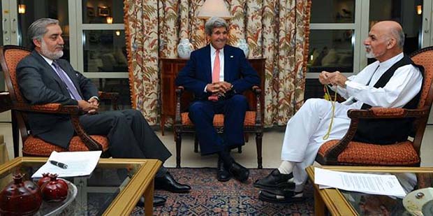 Afghan Candidates Agree to Audit Results: Kerry Solution