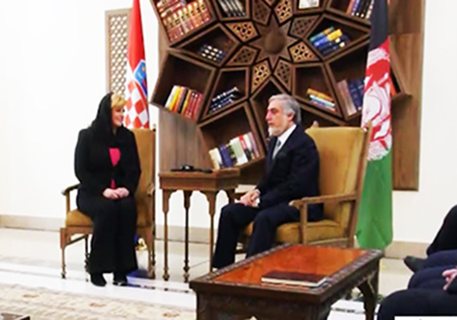 Afghan, Croatian Leaders Discuss Insurgency, Bilateral Ties