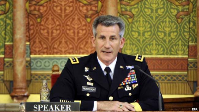 Obama’s Pick to Lead  U.S. Forces in Afghanistan  to Review Drawdown