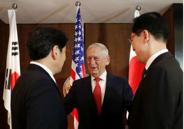 Relief for North Korea Only after Clear,  Irreversible Steps to Denuclearization: Mattis