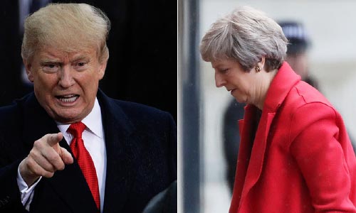 Trump ‘Bashes’ UK’s May after She Calls  to Congratulate Him on Midterm Results