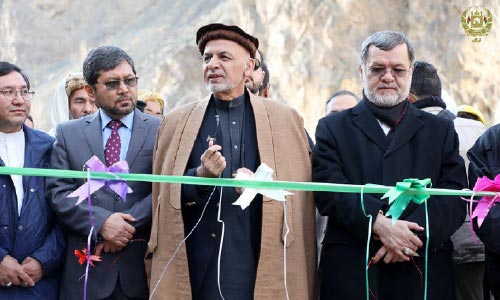 President Ghani  Inaugurates Work on Power  Projects in Bamyan