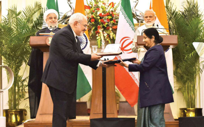 India-Iran Sign 9  MoUs, Agree on Chabahar, Afghanistan & More