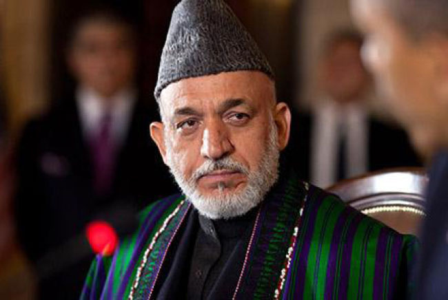 Karzai Throws His Weight  Behind Govt’s Peace Plan