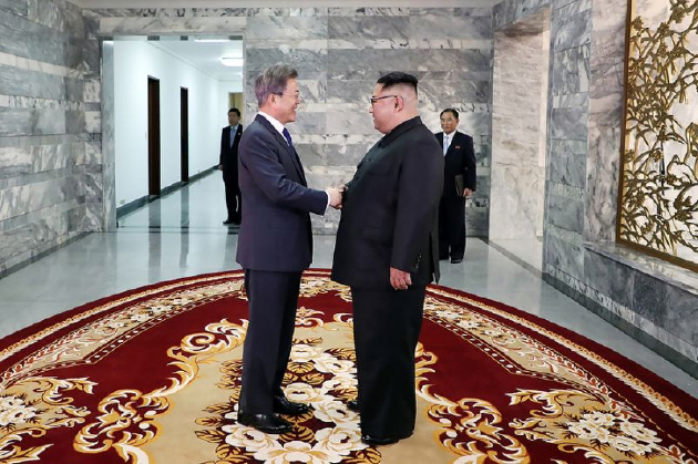 North and South Korea’s Leaders Meet Inside DMZ