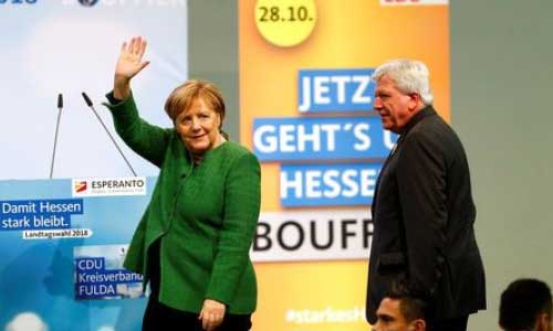 Merkel Government Braces for  High-Stakes German State Election