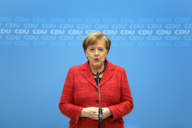 Merkel Welcomes German  Govt Deal, Wants to Dive into Work