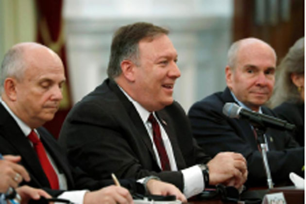 Pompeo Says Sanctions a Pillar  of US Policy toward Iran