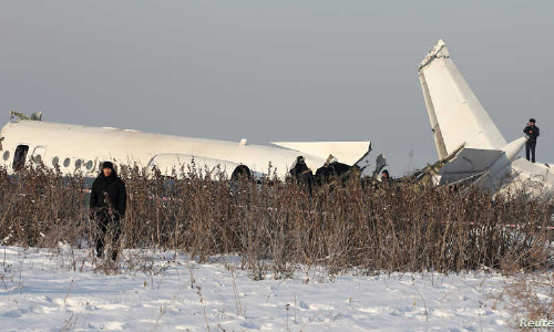Plane with Nearly 100 Aboard Crashes in  Kazakhstan; At Least 12 Dead, Dozens Hurt