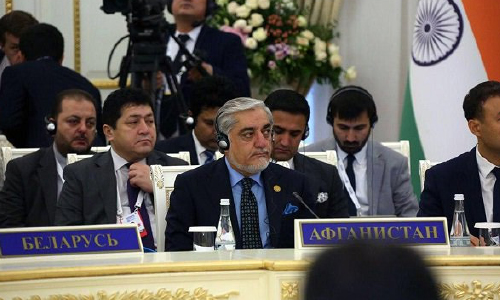 Abdullah at SCO:  Afghan Peace Requires  Regional Cooperation