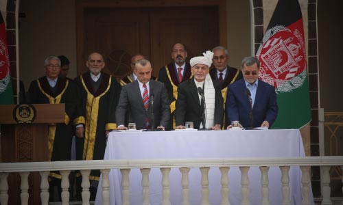 Ghani Sworn in as Afghan President  For Second Term