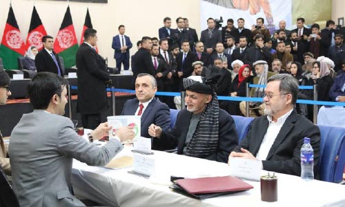 Ghani Registers to  Seek 2nd Term, Vows   Peace, Reforms