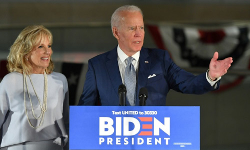 Biden Says Fighting for US ‘Soul’  After Big Primary Wins