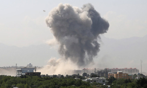 Bombing Kills Dozens and Hurts Schoolchildren as Taliban Talks Resume