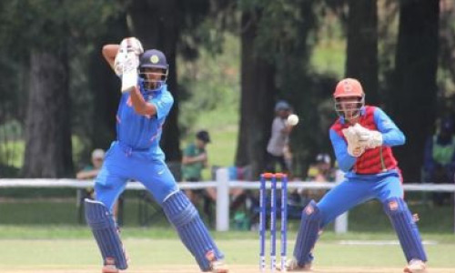 India Beat Afghanistan  by 211 Runs in U-19 World Cup Warm-Up