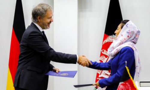 Germany Pledges  59 Million Euros to  Afghanistan