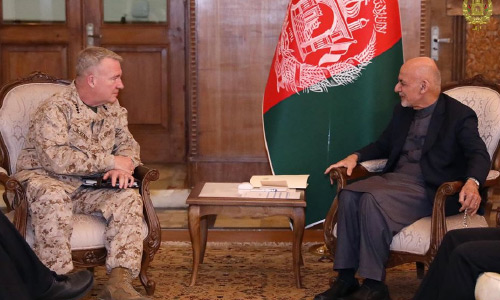 General Mackenzie Meets President Ghani – ARG