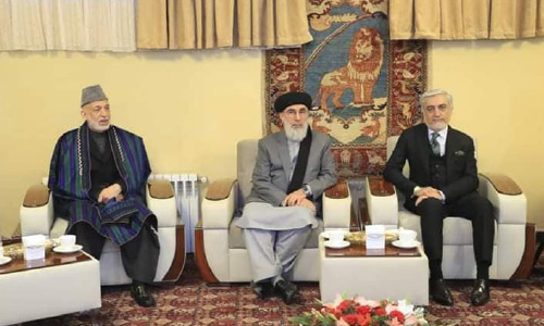 Afghan Political Leaders  Meet to Discuss Composition of  Negotiating Team