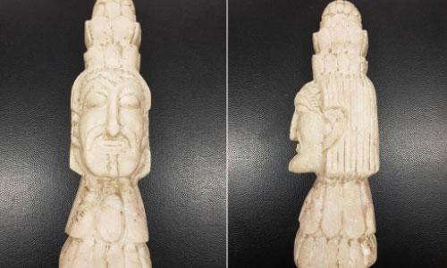 Kabul Police Foils  Smugglers Bid to Sale  an Ancient Sculpture  for $250,000