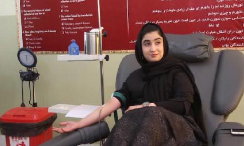 Herat Women Launch Blood Donation  Campaign to Support ANDSF