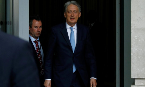 Hammond to Quit Over No-Deal Brexit If Johnson Become PM