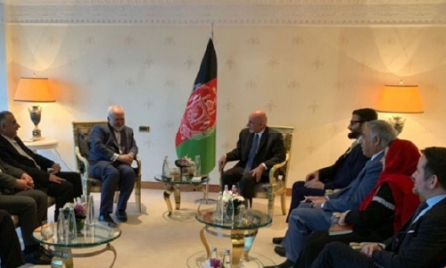Iran’s FM, Afghan  President Discuss Trend of Peace Talks in Afghanistan