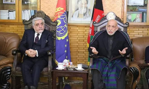 Hamid Karzai, Abdullah to Come  Up with A New Policy for Peace