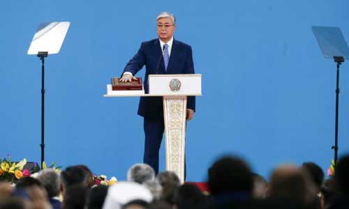New Kazakh President Plans to  Stay on Predecessor’s Course