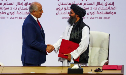 US-Taliban Deal Puts  Afghanistan on A Path to Peace: Khalilzad