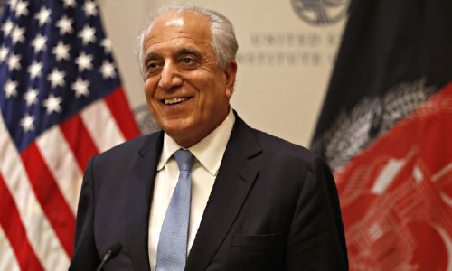 Afghans Have the Right  to Live in Peace: Khalilzad