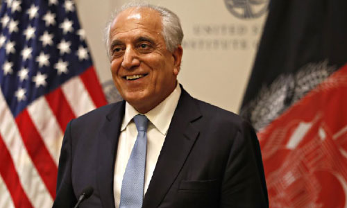 Khalilzad Embarks  on Seven-Nation Trip  on Afghan Peace