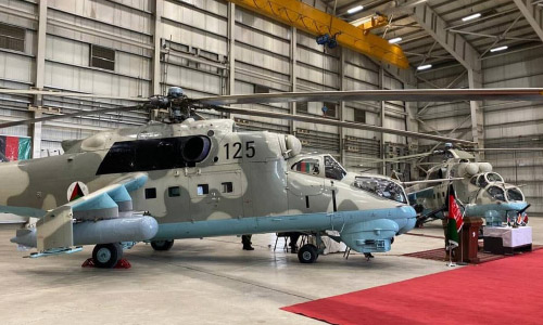 India Hands Over 2 More Mi-35 Attack  Helicopters to Afghan Air Force