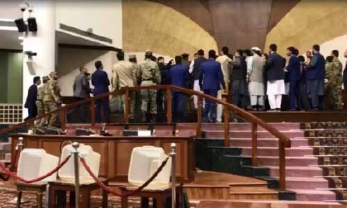 Afghan parliament Brawls over  Electing new Speaker