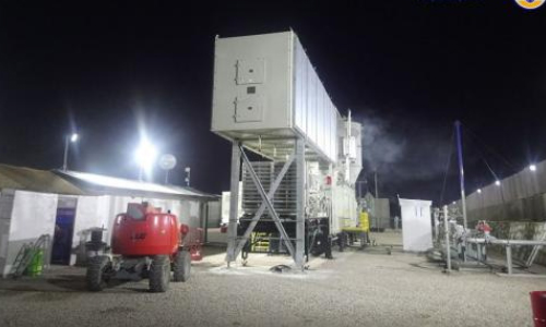First-Ever Natural Gas Power Plant  Starts Test Operation