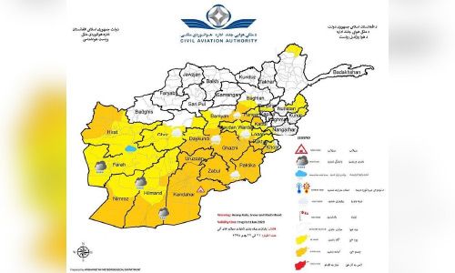 Heavy Rain and Snowfall, Flash Floods Imminent in Parts of Afghanistan: Meteorological Department