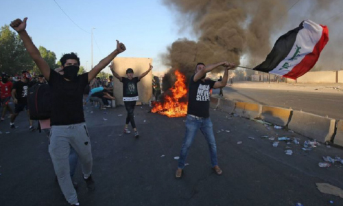 One Hundred Dead, Thousands Injured  and Arrested in Baghdad Riots