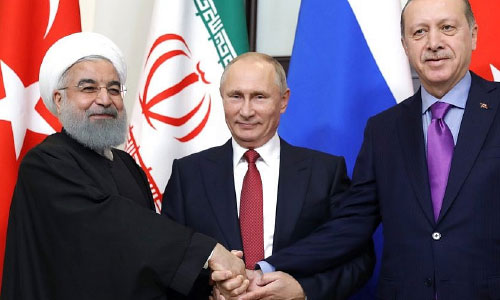 Erdoğan Hosts Putin and Rouhani  for Syria Summit