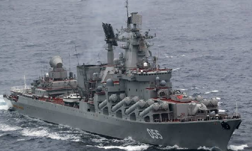 Russia’s Marshal Ustinov Cruiser Heading  to N. Atlantic After Drills with Chinese,  S. African Sailors