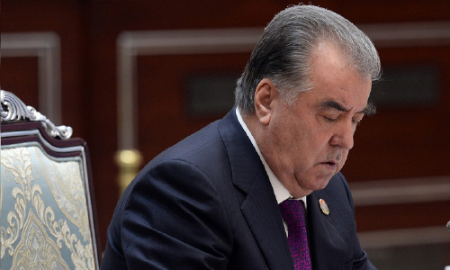 Tajik President Signs Law  on Extremism