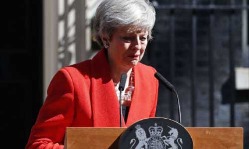UK PM Theresa May Announces Resignation  Amid Fury over Brexit Handling