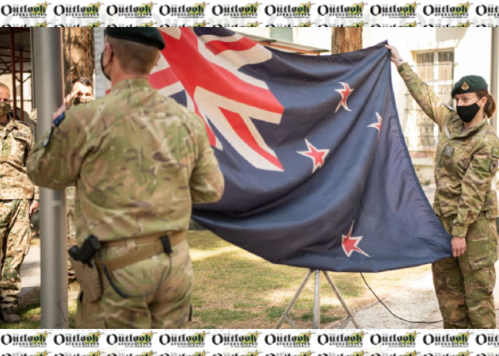 New Zealand Defence Force Lowers Its Flag in Afghanistan