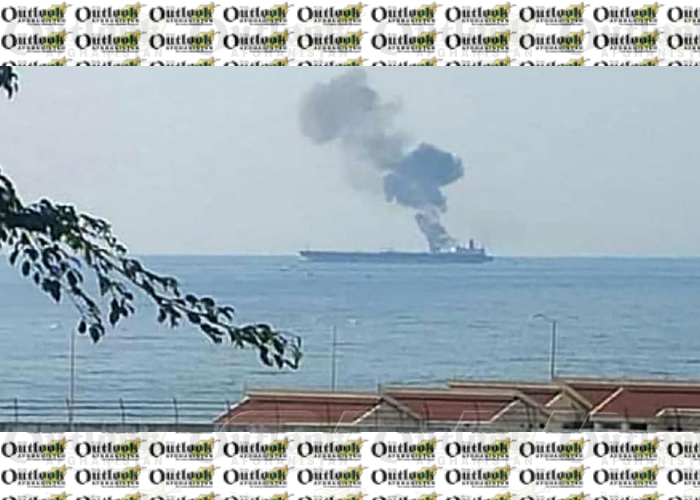 Fire extinguished on oil tanker off  Syria after suspected attack