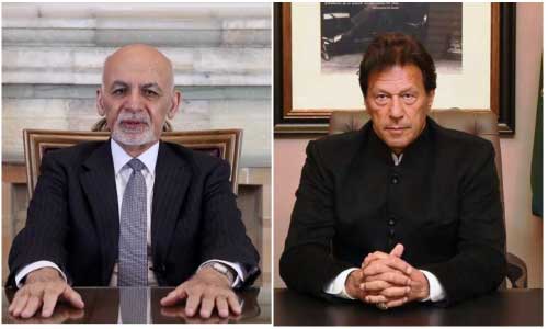 Ghani and Pakistani  PM Discuss Need for Ceasefire