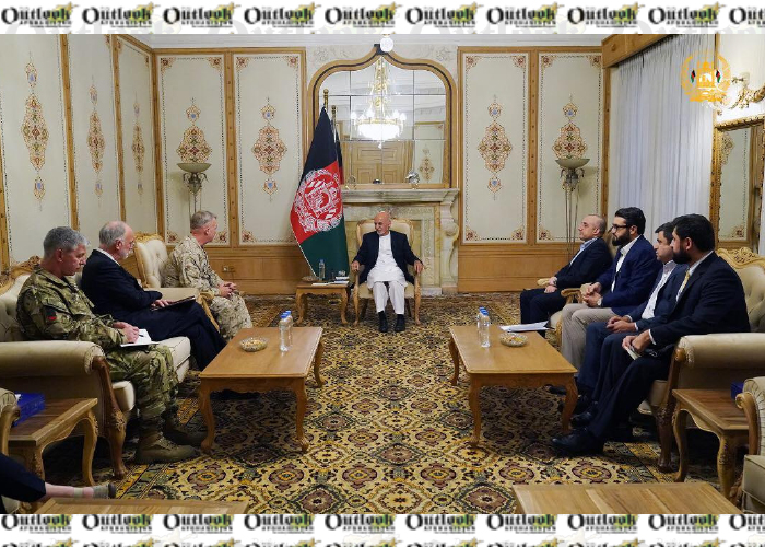 President Ghani Calls on CENTCOM Commander Mckenzie